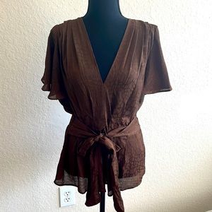 Brown Max Studio Blouse